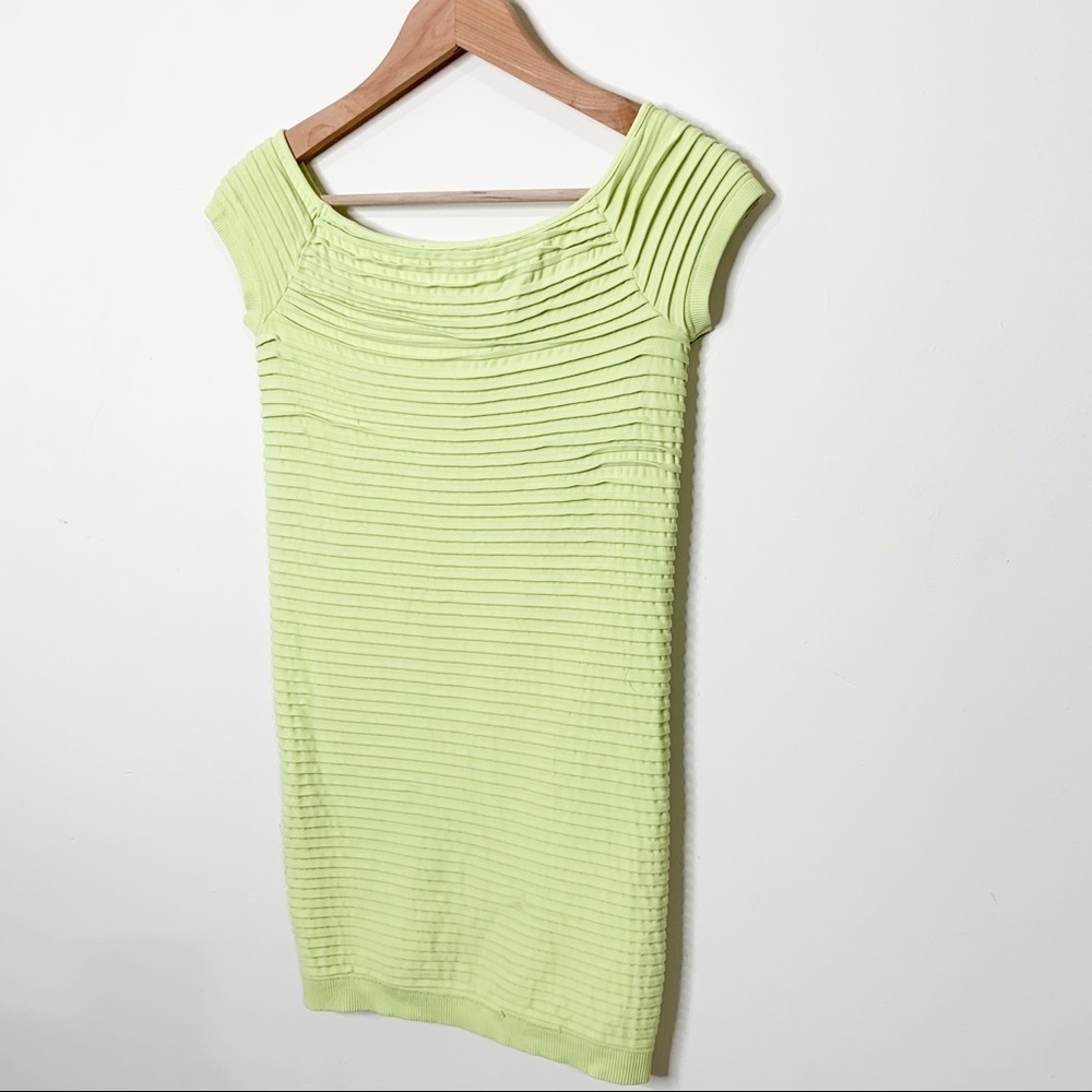 BCBGeneration Lime Green Bodycon Dress - Picture 5 of 5